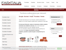 Tablet Screenshot of forniture-ristoranti.com